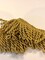 1 Yard Light Antique Gold Bullion Fringe Trim for Upholstery and Drapery 3 Inch Long